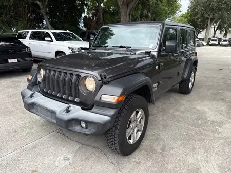 Florida Fine Cars - Used JEEP WRANGLER-UNLIMITED 2020 WEST PALM SPORT S