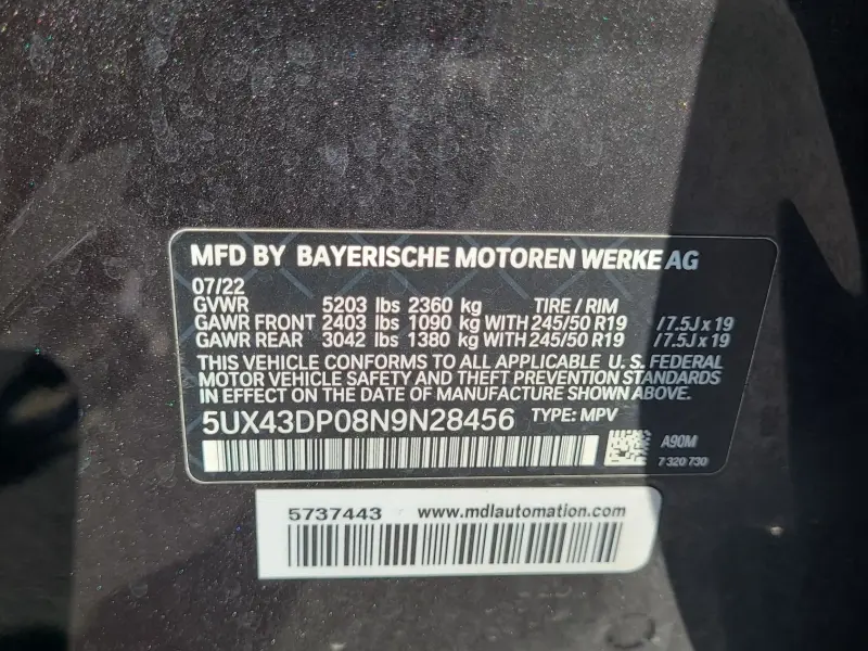 Florida Fine Cars - Used BMW X3 2022 WEST PALM SDRIVE30I