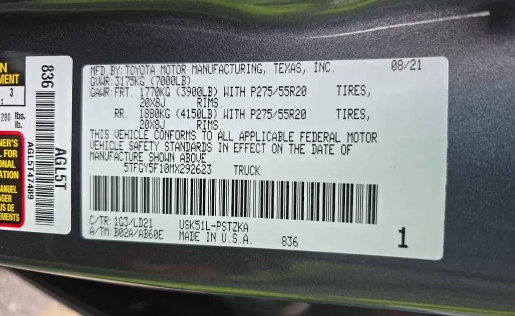 Florida Fine Cars - Used TOYOTA TUNDRA 2WD 2021 MARGATE PLATINUM