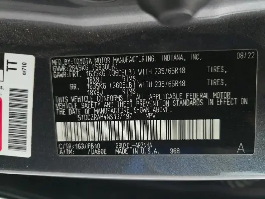 Florida Fine Cars - Used TOYOTA HIGHLANDER 2022 MARGATE L