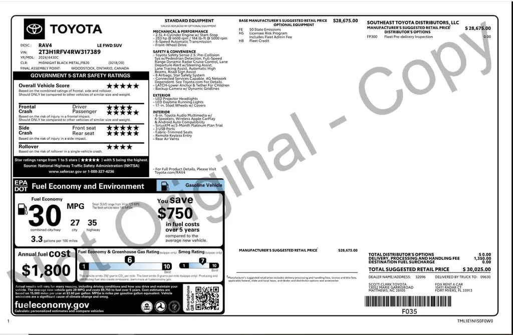 Florida Fine Cars - Used TOYOTA RAV4 2024 WEST PALM LE