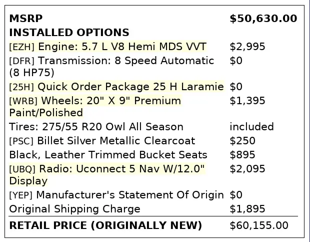 Florida Fine Cars - Used RAM 1500 2022 ORLANDO LARAMIE