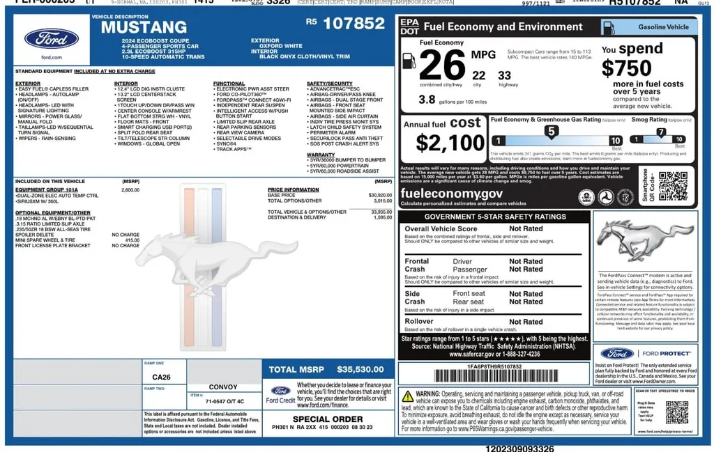 Florida Fine Cars - Used FORD MUSTANG 2024 ORLANDO ECOBOOST