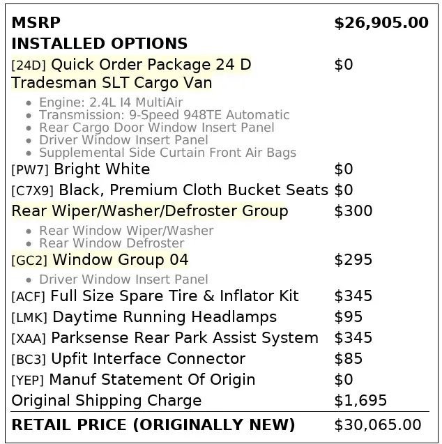 Florida Fine Cars - Used RAM PROMASTER CITY 2021 ORLANDO TRADESMAN SLT