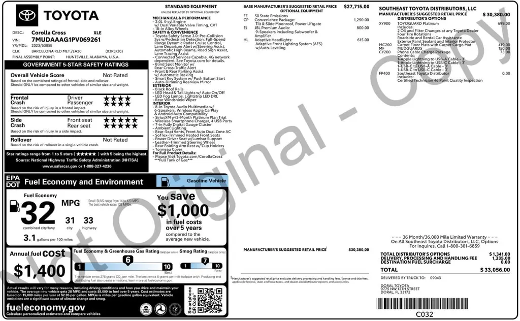 Florida Fine Cars - Used TOYOTA COROLLA CROSS 2023 ORLANDO XLE