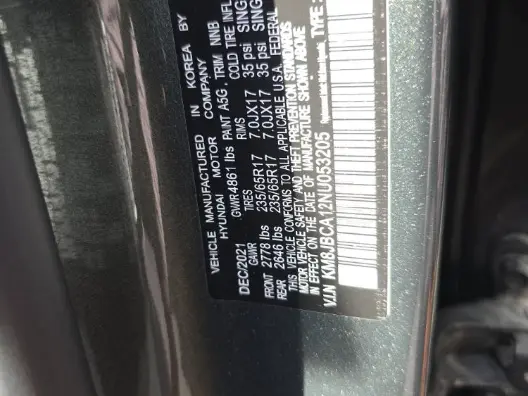 Florida Fine Cars - Used HYUNDAI TUCSON HYBRID 2022 MIAMI BLUE