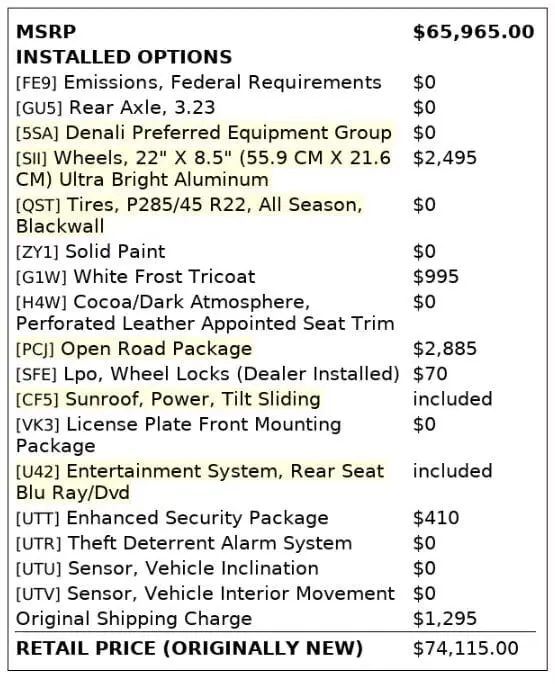 Florida Fine Cars - Used GMC YUKON 2017 MARGATE DENALI