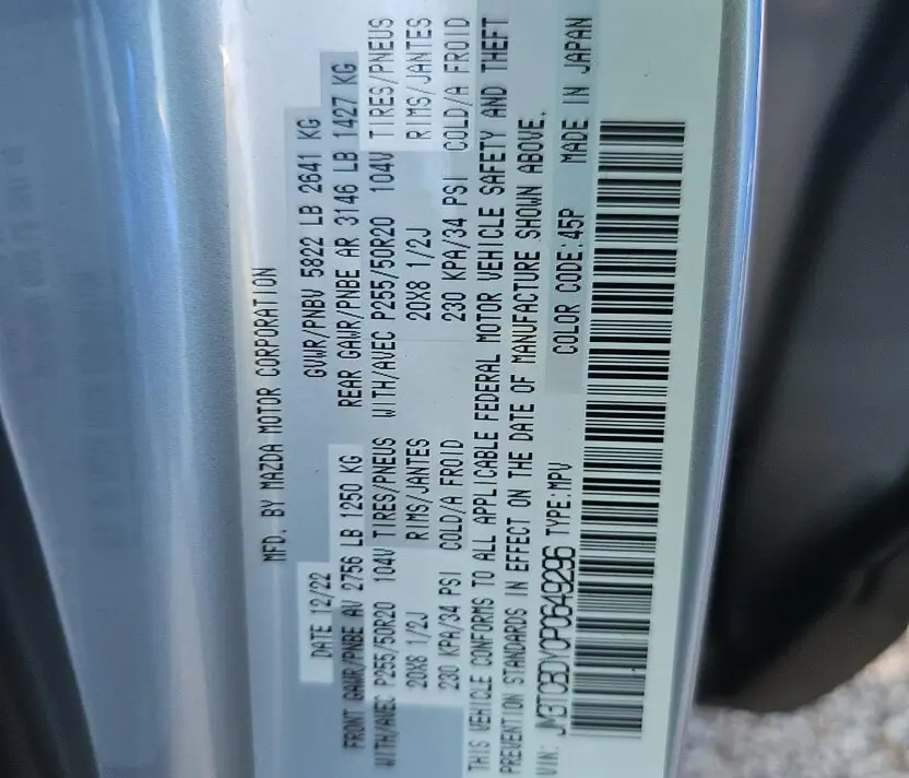 Florida Fine Cars - Used MAZDA CX-9 2023 MARGATE GRAND TOURING