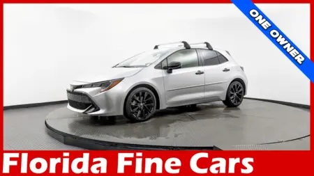 Florida Fine Cars - Used TOYOTA COROLLA-HATCHBACK 2022 MARGATE SE NIGHTSHADE EDITION