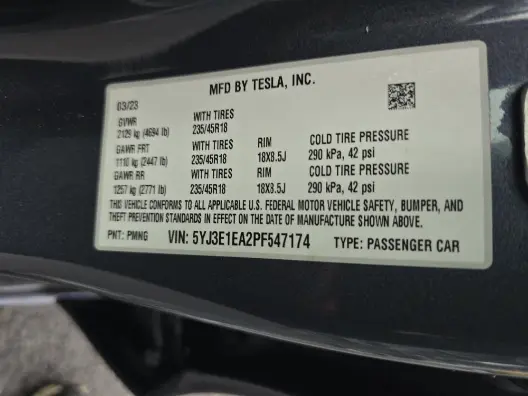 Florida Fine Cars - Used TESLA MODEL 3 2023 MARGATE 