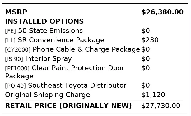 Florida Fine Cars - Used TOYOTA TACOMA 2WD 2019 ORLANDO SR