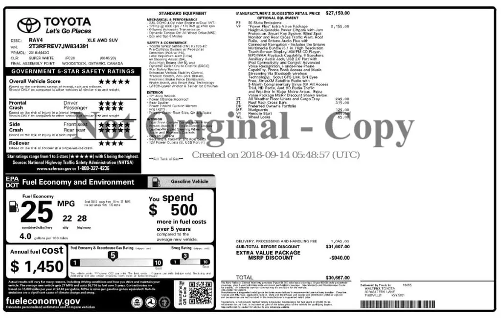 Florida Fine Cars - Used TOYOTA RAV4 2018 MARGATE XLE