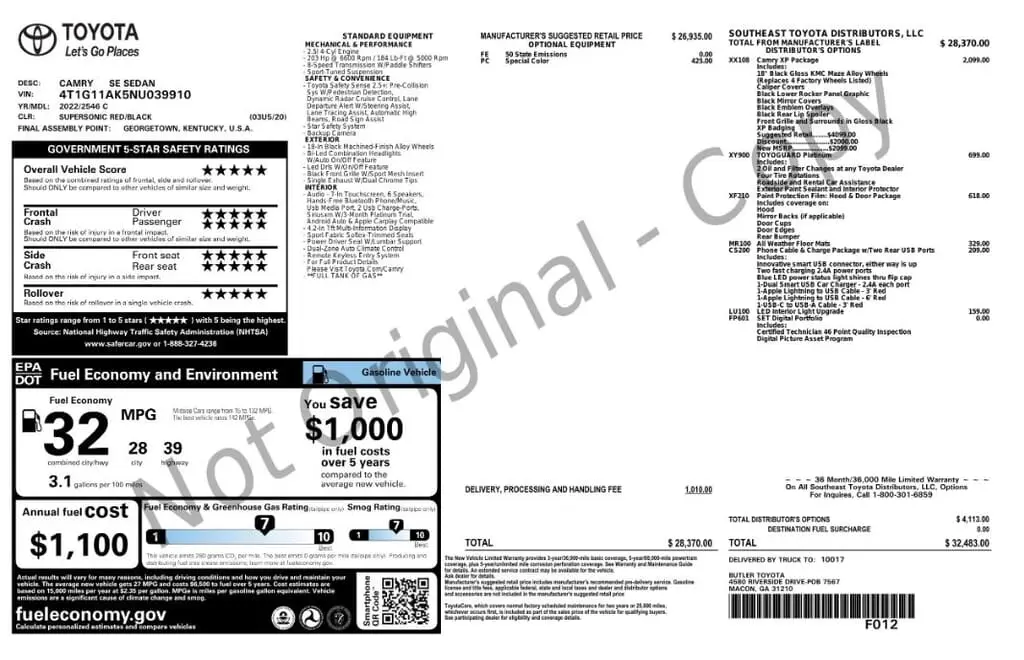 Florida Fine Cars - Used TOYOTA CAMRY 2022 MIAMI SE