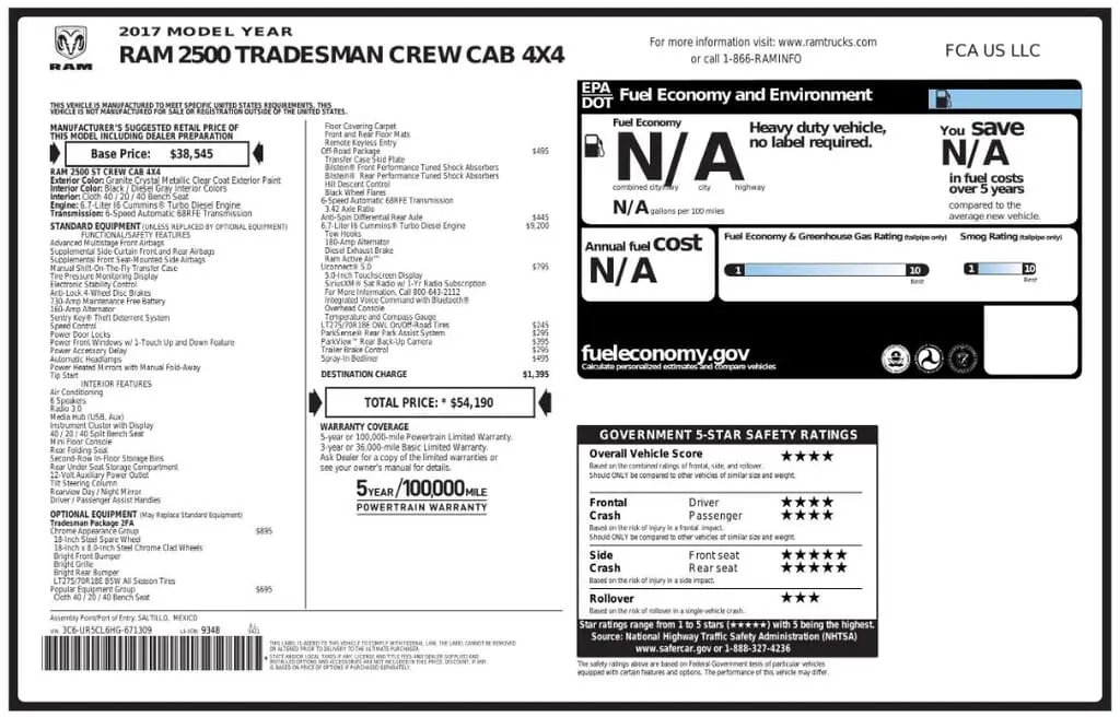 Florida Fine Cars - Used RAM 2500 2017 MARGATE TRADESMAN