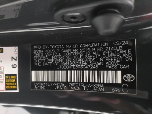Florida Fine Cars - Used TOYOTA COROLLA 2024 MARGATE HYBRID SE