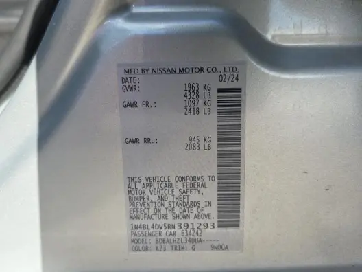 Florida Fine Cars - Used NISSAN ALTIMA 2024 MARGATE 2.5 SV