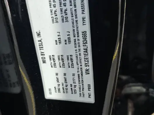 Florida Fine Cars - Used TESLA MODEL 3 2020 MARGATE STANDARD RANGE PLUS