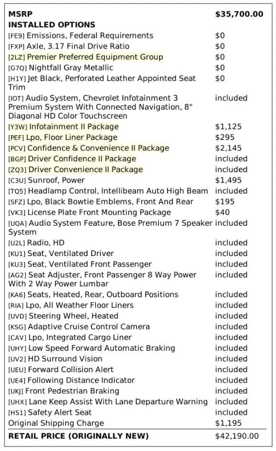 Florida Fine Cars - Used CHEVROLET EQUINOX 2019 MARGATE PREMIER