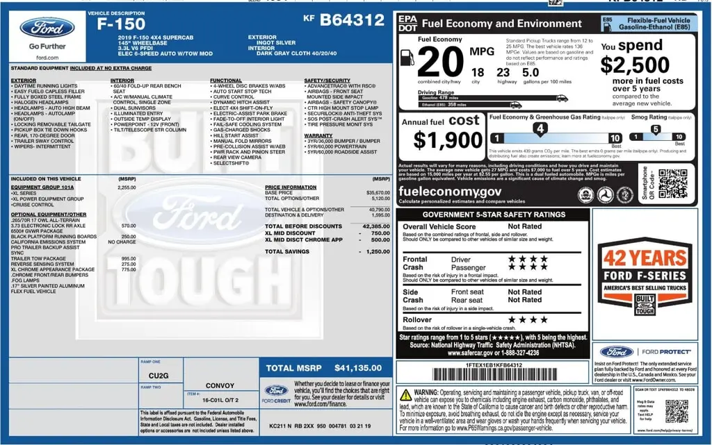 Florida Fine Cars - Used FORD F-150 2019 ORLANDO XL