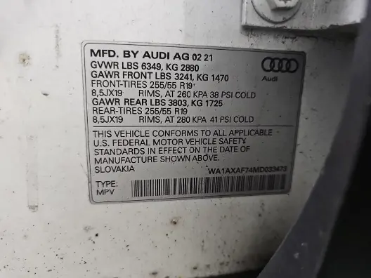 Florida Fine Cars - Used AUDI Q7 2021 MIAMI PREMIUM