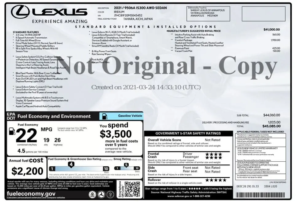 Florida Fine Cars - Used LEXUS IS 2021 MIAMI IS 300