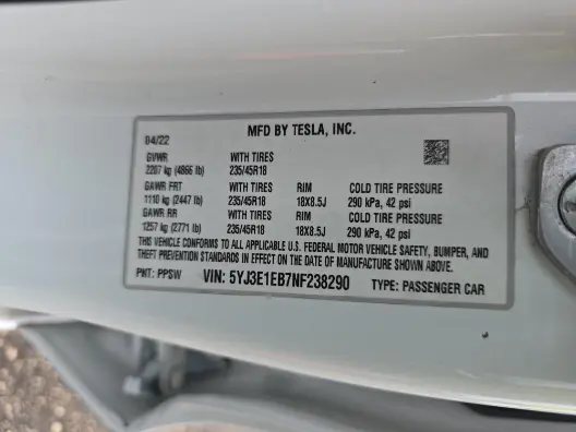 Florida Fine Cars - Used TESLA MODEL 3 2022 WEST PALM LONG RANGE