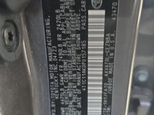 Florida Fine Cars - Used TOYOTA CAMRY 2023 WEST PALM LE