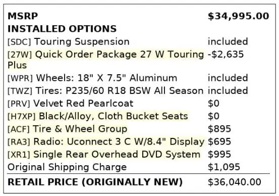 Florida Fine Cars - Used CHRYSLER PACIFICA 2017 MIAMI TOURING PLUS