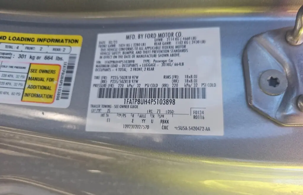Florida Fine Cars - Used FORD MUSTANG 2023 MIAMI ECOBOOST PREMIUM
