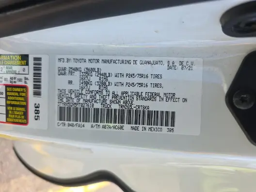 Florida Fine Cars - Used TOYOTA TACOMA 2WD 2021 MARGATE SR