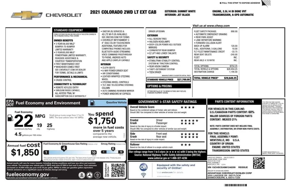 Florida Fine Cars - Used CHEVROLET COLORADO 2021 MIAMI 2WD LT