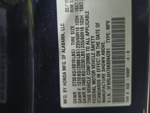 Florida Fine Cars - Used HONDA ODYSSEY 2019 MARGATE EX-L