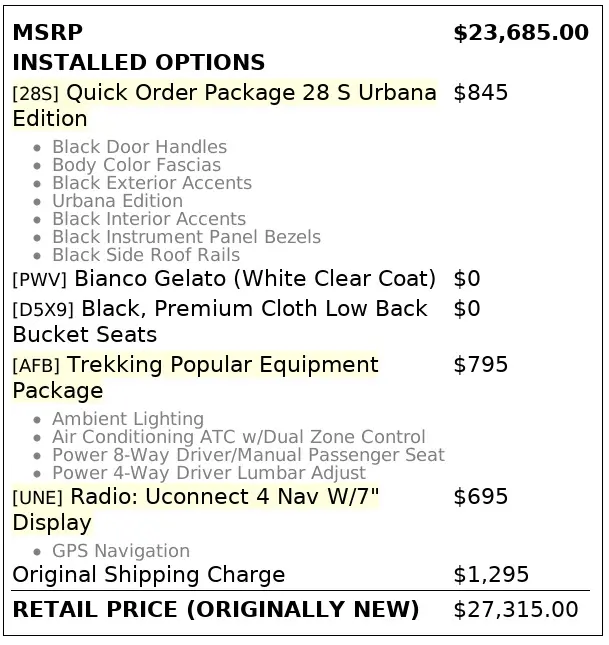 Florida Fine Cars - Used FIAT 500X 2018 ORLANDO URBANA EDITION