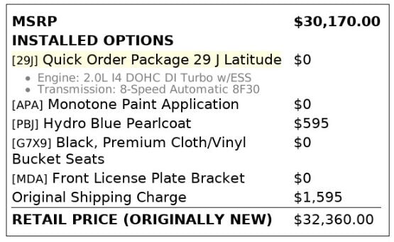 used vehicle - SUV JEEP COMPASS 2024