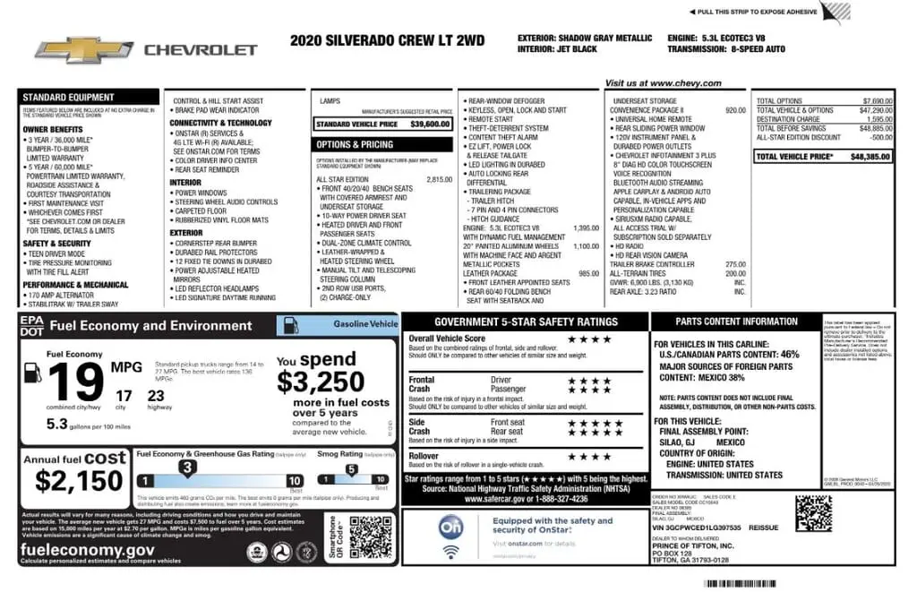 Florida Fine Cars - Used CHEVROLET SILVERADO 1500 2020 MIAMI LT