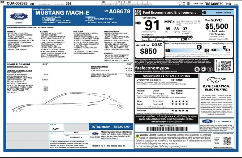 Florida Fine Cars - Used FORD MUSTANG MACH-E 2024 MIAMI SELECT