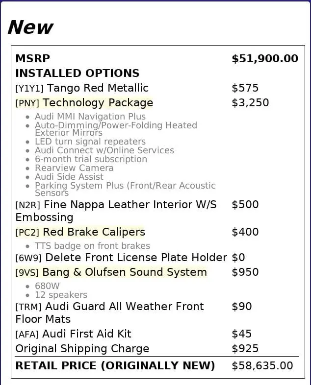 Florida Fine Cars - Used AUDI TTS 2016 WEST PALM 2.0T