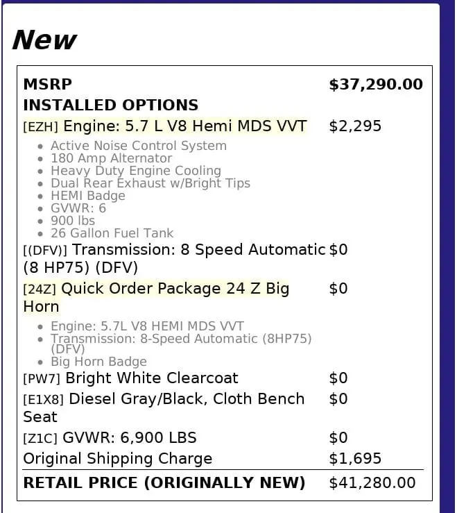 Florida Fine Cars - Used RAM 1500 2021 WEST PALM BIG HORN