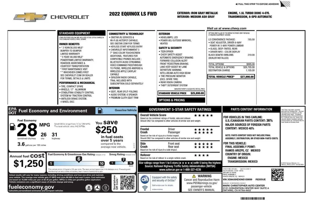 Florida Fine Cars - Used CHEVROLET EQUINOX 2022 MIAMI LS