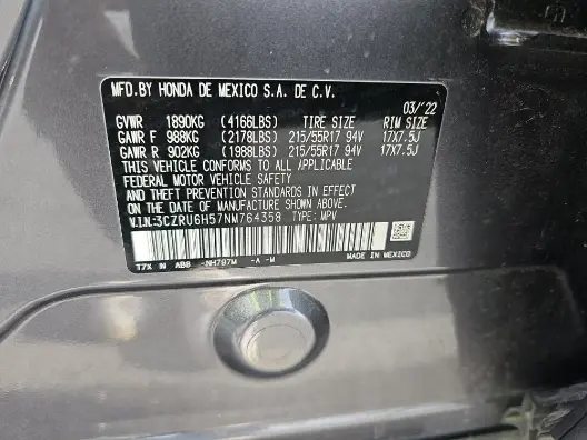 Florida Fine Cars - Used HONDA HR-V 2022 ORLANDO EX