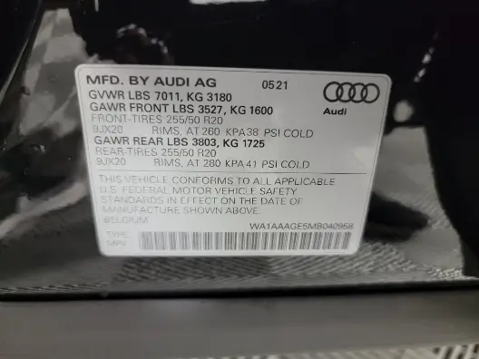 Florida Fine Cars - Used AUDI E-TRON 2021 WEST PALM PREMIUM