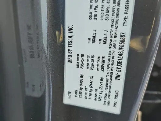 Florida Fine Cars - Used TESLA MODEL 3 2018 ORLANDO LONG RANGE BATTERY