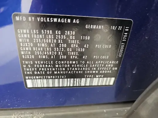 Florida Fine Cars - Used VOLKSWAGEN ID.4 2022 ORLANDO PRO S