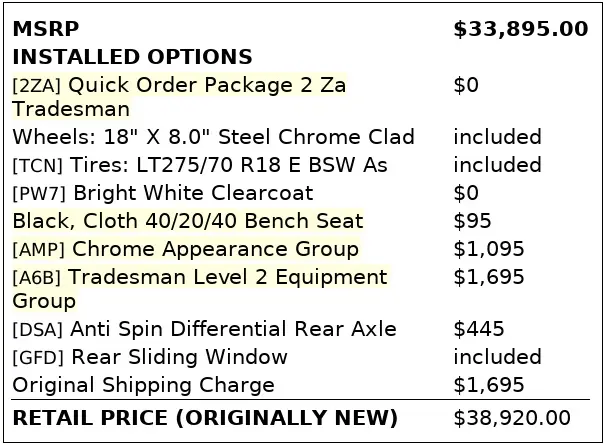 Florida Fine Cars - Used RAM 2500 2020 ORLANDO TRADESMAN