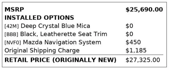 Florida Fine Cars - Used MAZDA MAZDA3 HATCHBACK 2024 WEST PALM 2.5 S SELECT SPORT