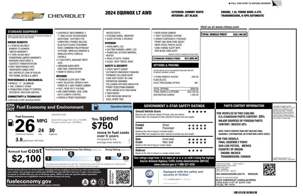 Florida Fine Cars - Used CHEVROLET EQUINOX 2024 MIAMI LT