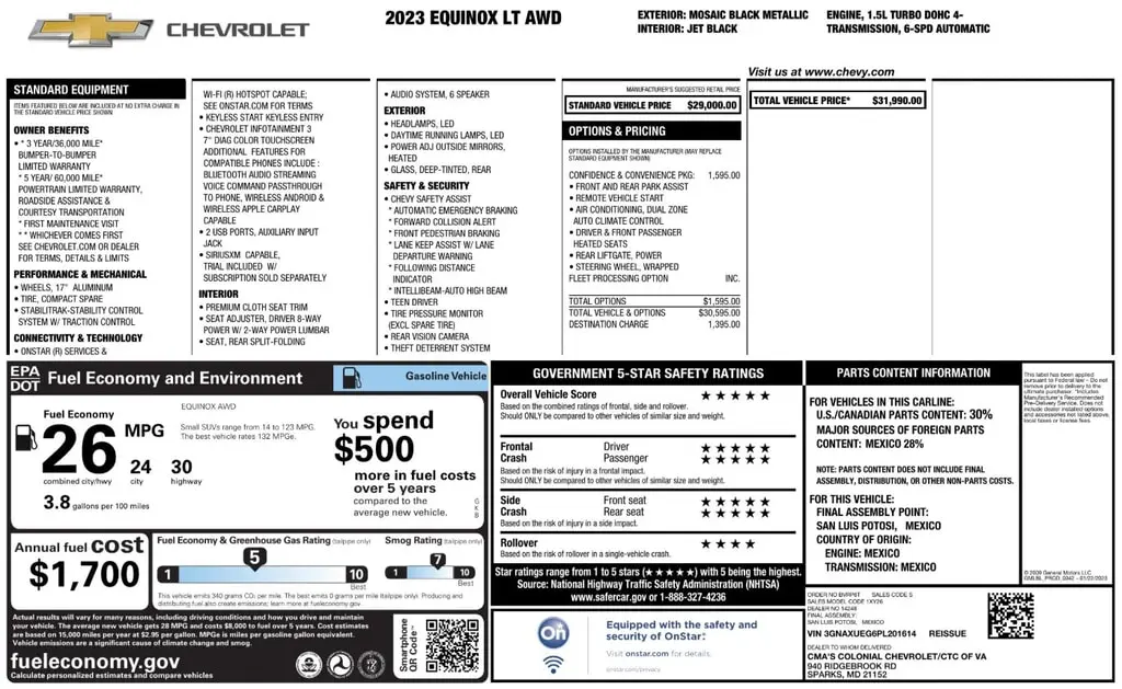 Florida Fine Cars - Used CHEVROLET EQUINOX 2023 ORLANDO LT