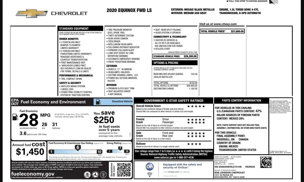 Florida Fine Cars - Used CHEVROLET EQUINOX 2020 WEST PALM LS