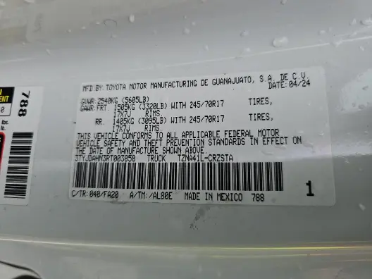 Florida Fine Cars - Used TOYOTA TACOMA 2WD 2024 WEST PALM SR