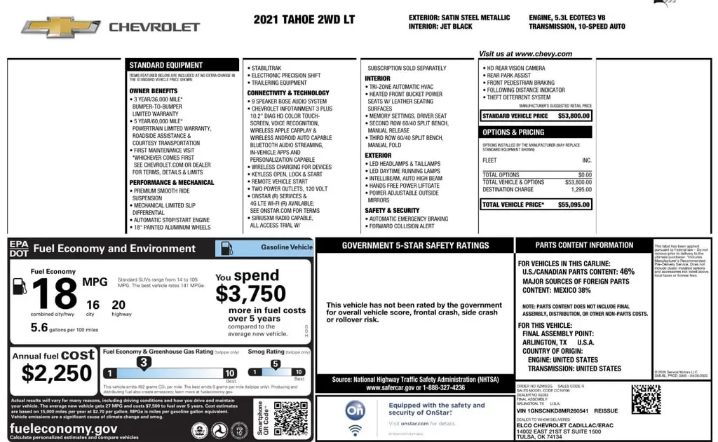 Florida Fine Cars - Used CHEVROLET TAHOE 2021 ORLANDO LT